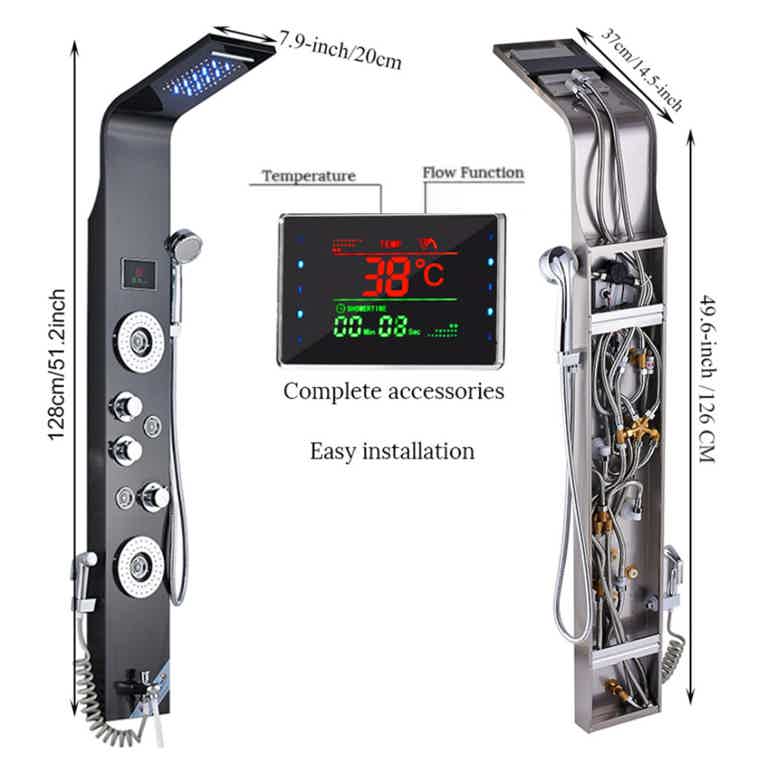 Zen Falls™ Shower Deluxe The Premium Calming Shower 360 Faucets